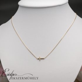 Arany keresztes nyaklánc