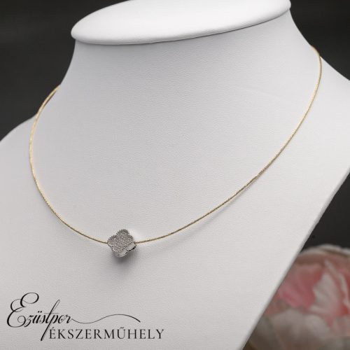 Arany csúszómedálos nyaklánc