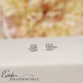 Arany cirkónia köves fülbevaló