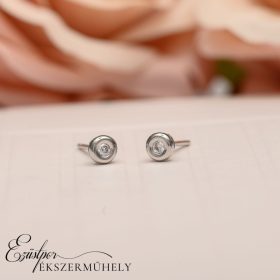 Arany cirkónia köves fülbevaló