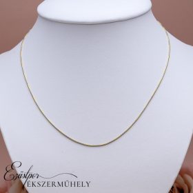 Arany metszett kígyó nyaklánc