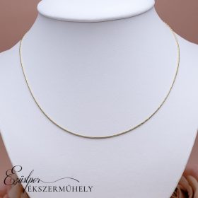 Arany metszett kígyó nyaklánc