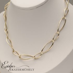 Arany nagy szemes nyaklánc