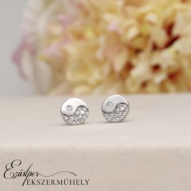 Arany cirkónia köves fülbevaló