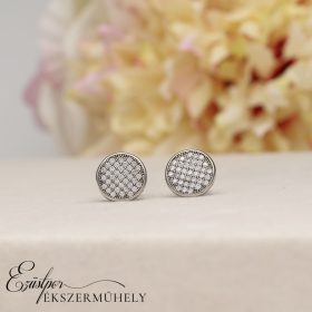 Arany cirkónia köves fülbevaló