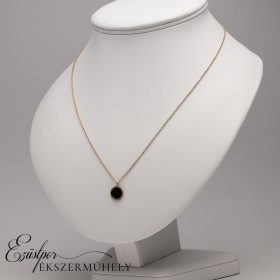 Arany nyaklánc kolorit gyantás medállal