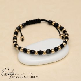 Arany ónix köves karkötő