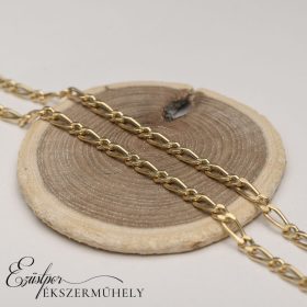 Arany figaro1+1 szemes nyaklánc