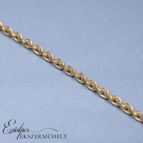 Arany anker szemes karkötő