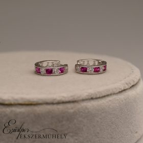 Arany cirkónia köves babafülbevaló