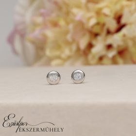 Arany cirkónia köves fülbevaló