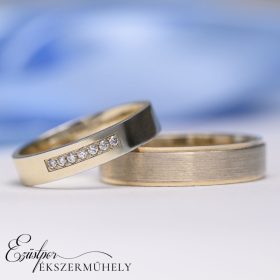 Sárga arany karikagyűrű